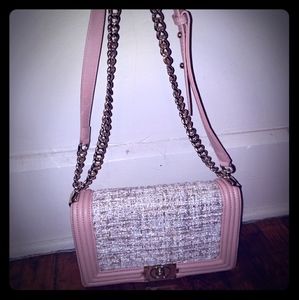 Charming Charlie's pink/gold purse